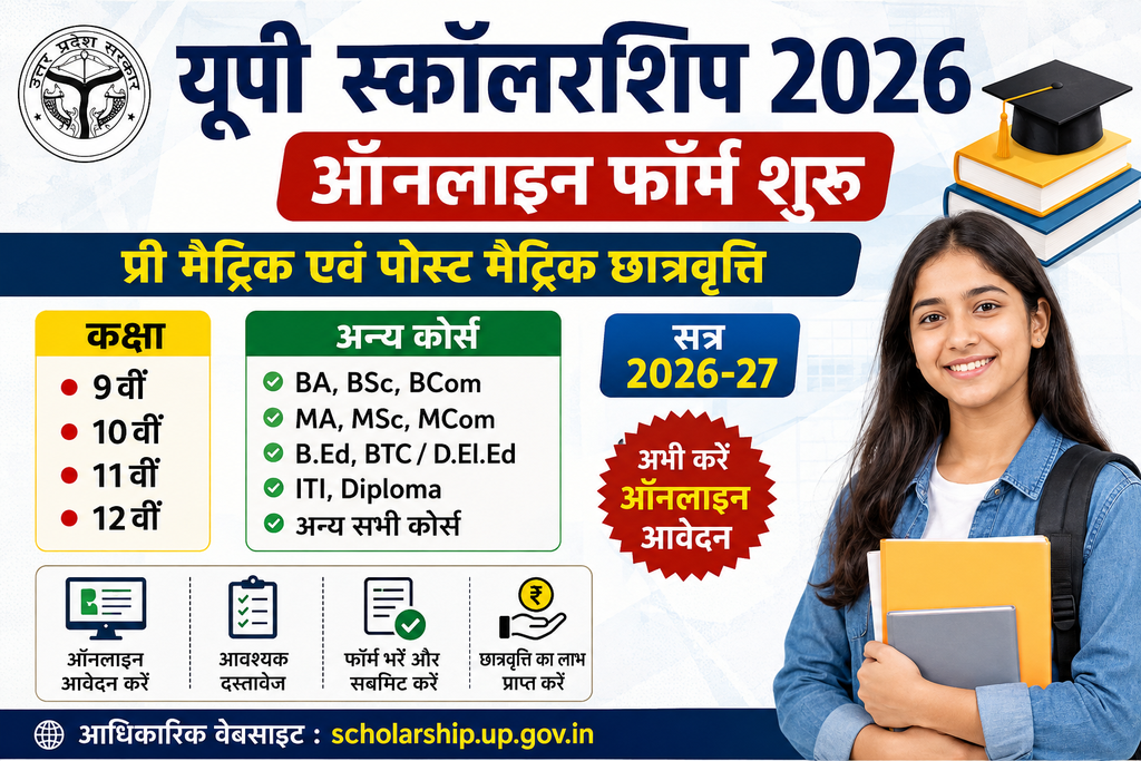 UP Scholarship 2026 Online Form